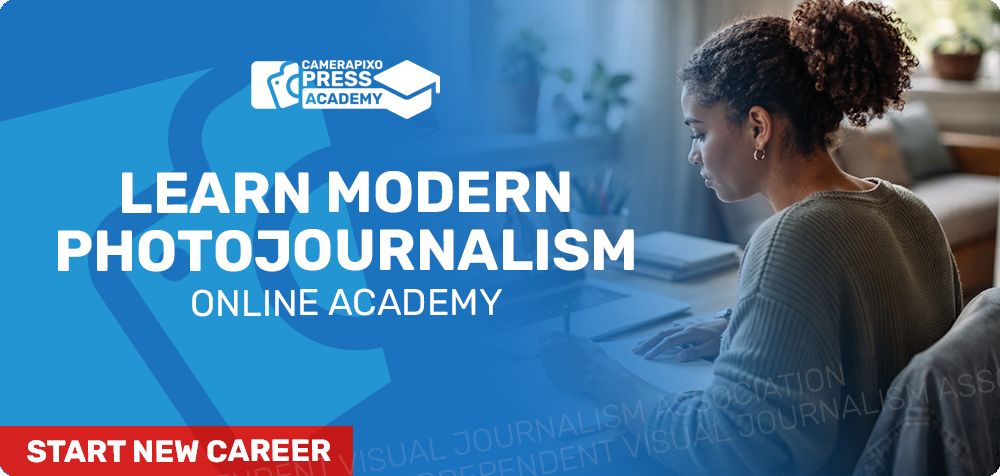 Learn photojournalism in Camerapixo Press Online Academy