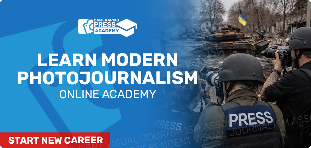 Learn photojournalism in Camerapixo Press Online Academy