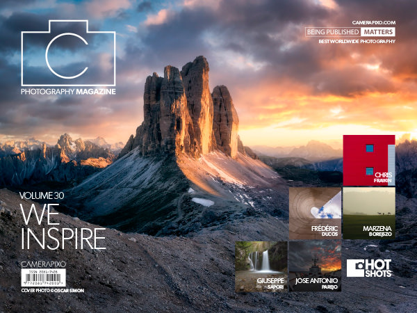 Camerapixo Press Photography Magazine Cover We Inspire