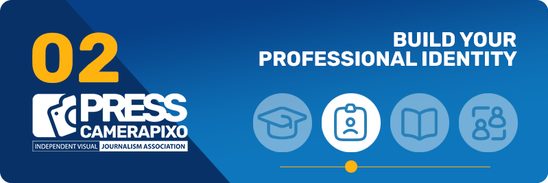 How to start with Camerapixo Press - IVJA - Path 02 - Build Your Professional Identity