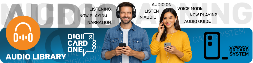 DigiCardOne Business Growth Library - expert articles in Mp3 format audio - listen anytime, anywhere