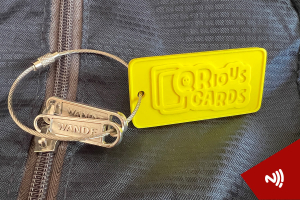 NFC Custom Programmed Travel Tag by Camerapixo Press
