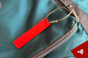 NFC Custom Programmed Travel Tag by Camerapixo Press