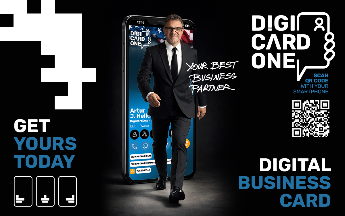 Digital business card for modern businesses - get yours today